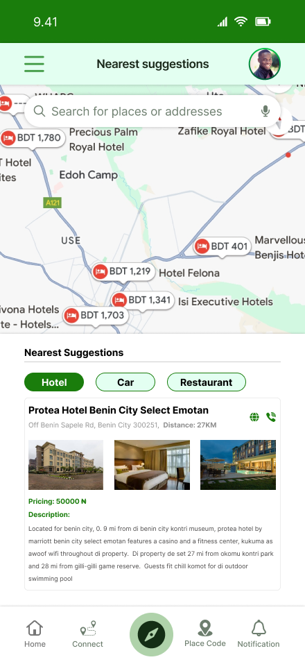 WakaApp Business Profile Feature